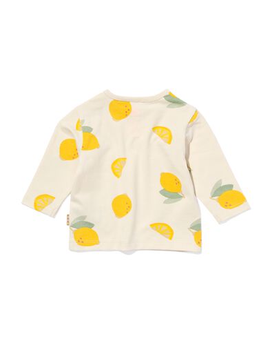 Newborn-Shirt, Zitronen ecru 74 - 33493015 - HEMA