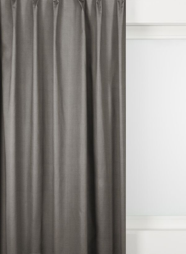 tissu pour rideaux eindhoven gris foncé - 1000015900 - HEMA