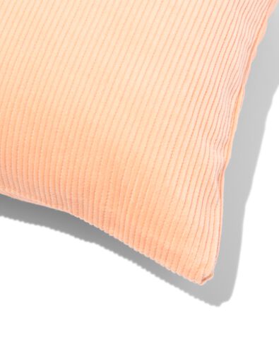 housse de coussin en coton avec côtes 50x30 rose - 7323101 - HEMA