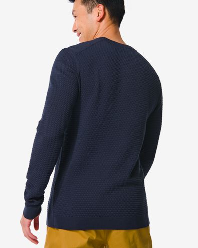 Herren-Pullover blau M - 2109221 - HEMA