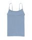 dameshemd naadloos micro middenblauw XL - 19680768 - HEMA