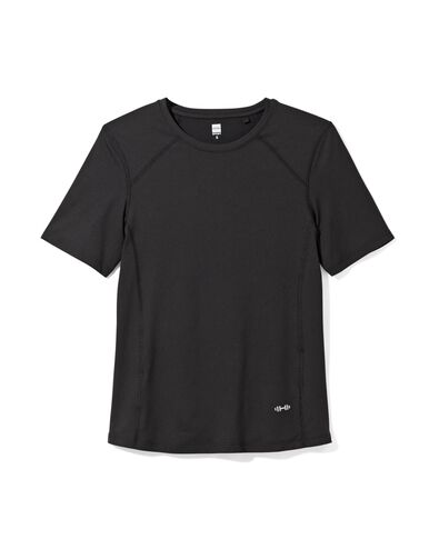 Damen-Sportshirt schwarz L - 36030522 - HEMA