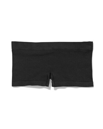 Damen-Boxershorts, nahtlos, gerippt schwarz schwarz - 21960104BLACK - HEMA