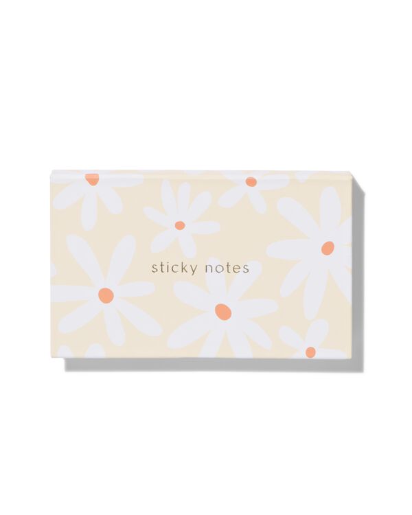 sticky notes in boekje bloem - 14511046 - HEMA