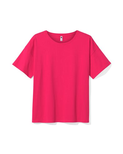 dames t-shirt Daisy roze L - 36262753 - HEMA