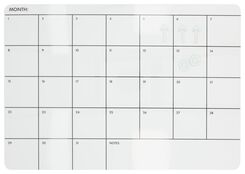 symbool uitstulping wasmiddel whiteboard 28x39 maandplanner - HEMA