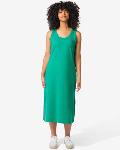 Damen-Kleid Nadia, ärmellos grün S - 36357471 - HEMA
