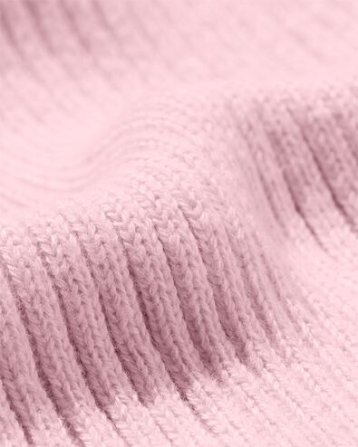 pull côtelé pour femmes rose pâle XL - 36270564 - HEMA