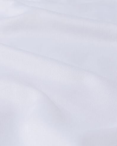 drap-housse pour surmatelas coton satiné 180x200 blanc - 5180117 - HEMA