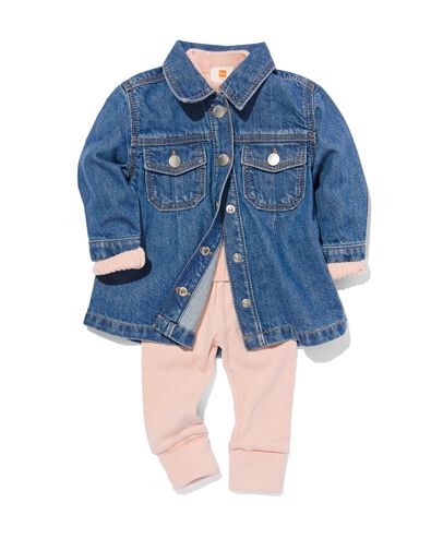 Baby-Jeanskleid jeansfarben 62 - 33031051 - HEMA