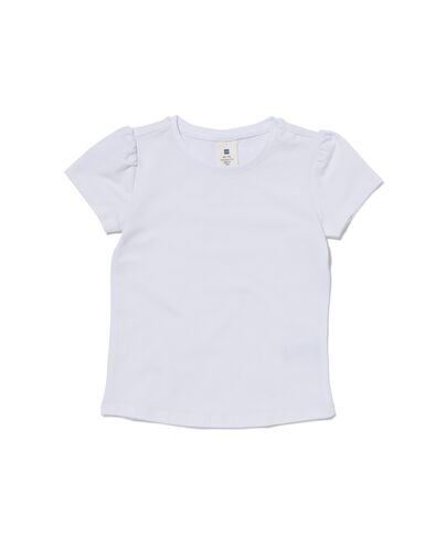 2er-Pack Kinder-T-Shirts weiß 146/152 - 30843935 - HEMA