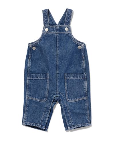 Baby Jumpsuit Jeans dunkelblau 62 - 33111671 - HEMA