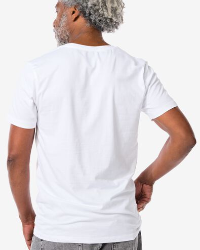 Herren-T-Shirt, Slim Fit, tiefer V-Ausschnitt - 34292741 - HEMA