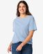 dames t-shirt Dori bleu S - 36390086 - HEMA
