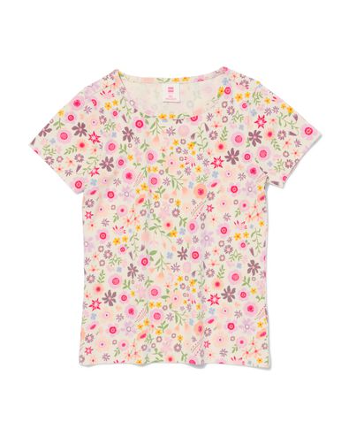 Kinder-T-Shirt, Blumen rosa - 30864100PINK - HEMA