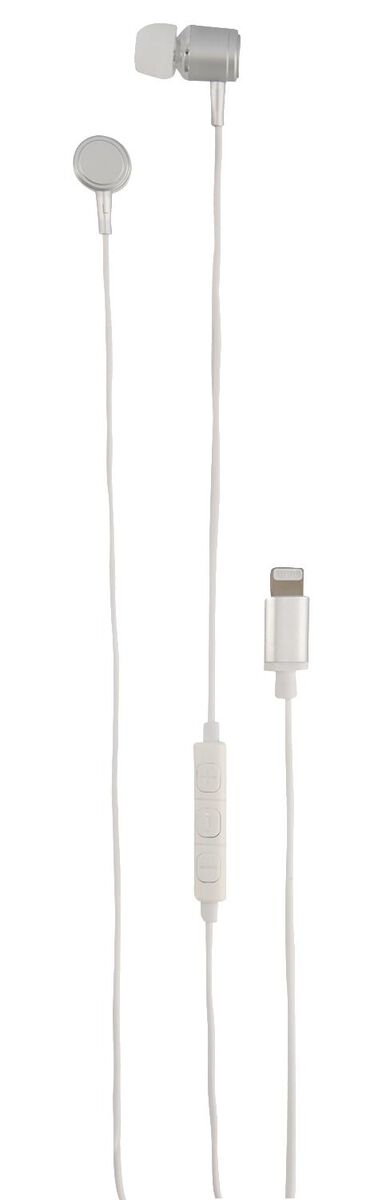 Sluiting klap lekkage 8-pin oortjes voor Apple producten wit - HEMA