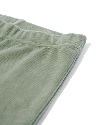 pyjama bébé velours côtelé vert clair vert clair - 33397520LIGHTGREEN - HEMA