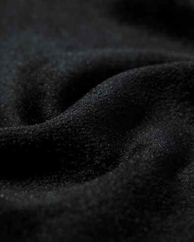 dames loungesweater velours zwart S - 23460276 - HEMA