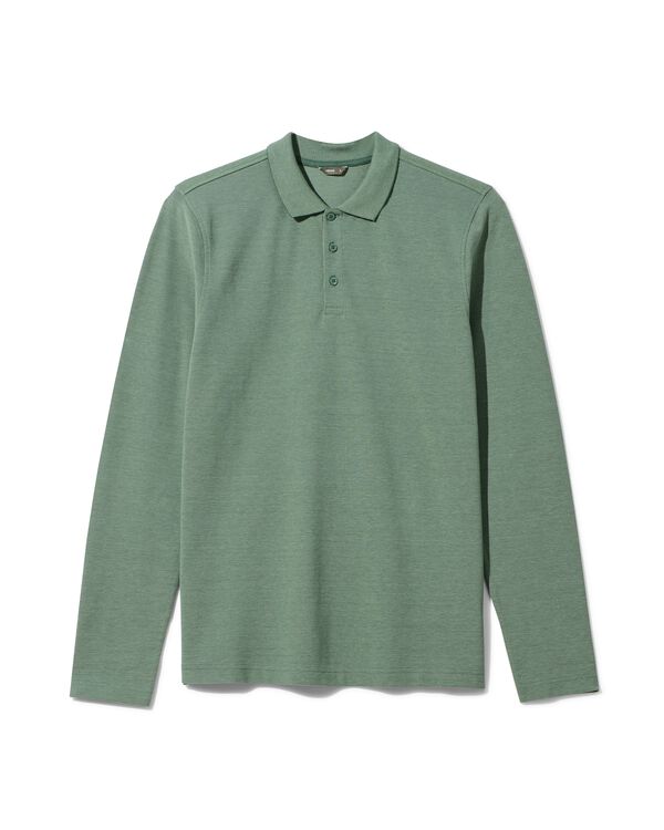 Herren-Poloshirt, Piqué grün grün - 2118240GREEN - HEMA