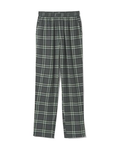 pantalon de pyjama homme à carreaux flanelle gris XXL - 23692744 - HEMA