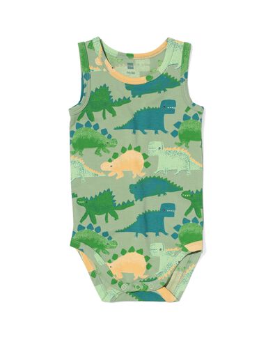 Body, ärmellos, mit Elasthan, Dinosaurier grün grün - 33306030GREEN - HEMA