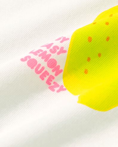 Baby-T-Shirt, Zitrone eierschalenfarben 68 - 33046352 - HEMA