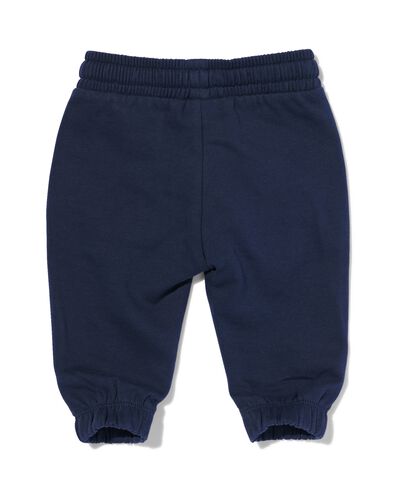 pantalon sweat bébé bleu foncé 80 - 33199744 - HEMA