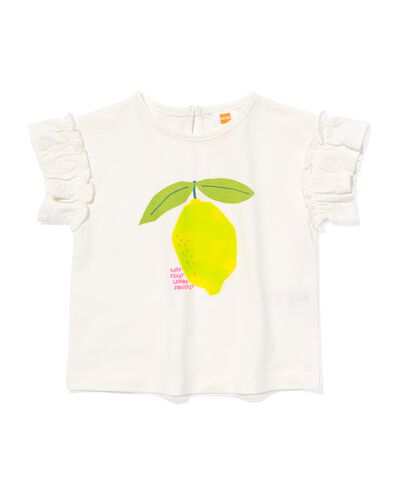 Baby-T-Shirt, Zitrone eierschalenfarben 86 - 33046355 - HEMA