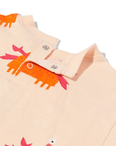 t-shirt bébé pêche pêche - 33101150PEACH - HEMA