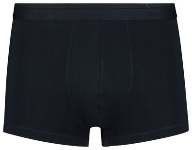 2 boxers homme modèle court coton real lasting bleu foncé L - 19193493 - HEMA