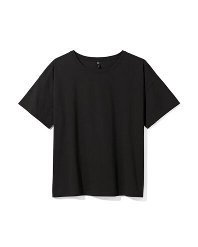 t-shirt femme Daisy noir L - 36262553 - HEMA