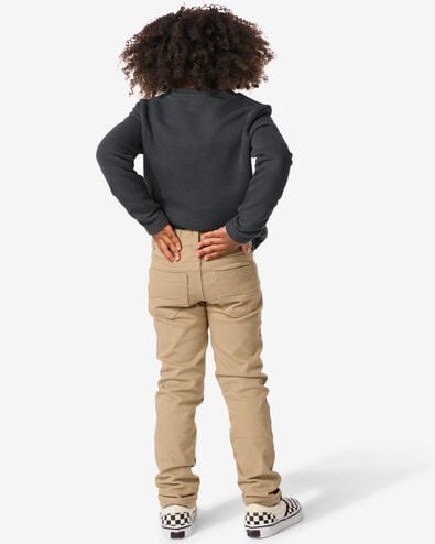 jean enfant - modèle skinny sable 128 - 30785925 - HEMA