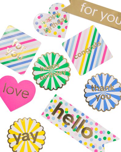 feest stickers 15 stuks - 14740008 - HEMA