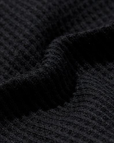 Damen-Pyjama, Jersey/Flanell schwarz schwarz - 23460188BLACK - HEMA