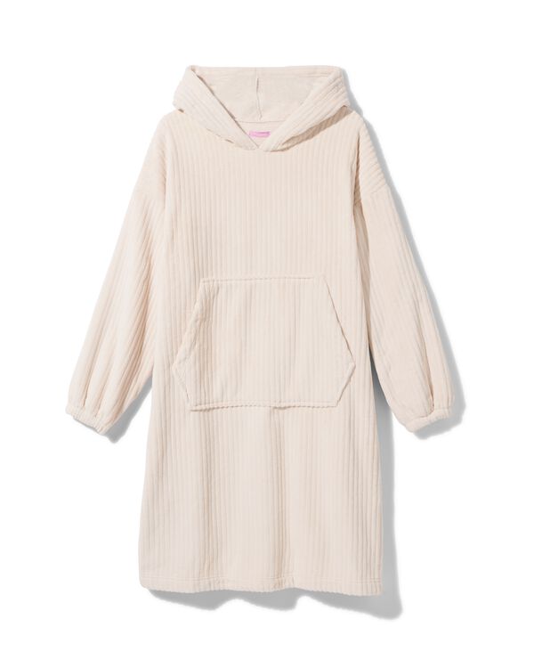 snuggle hoodie teddy crème - 61140502 - HEMA