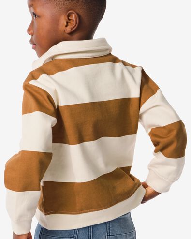 Kinder-Sweatshirt, Streifen braun 146/152 - 30778920 - HEMA