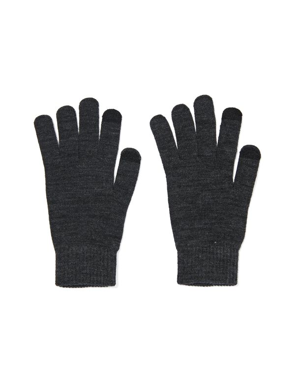 heren handschoenen met touchscreen gebreid - 16521730 - HEMA