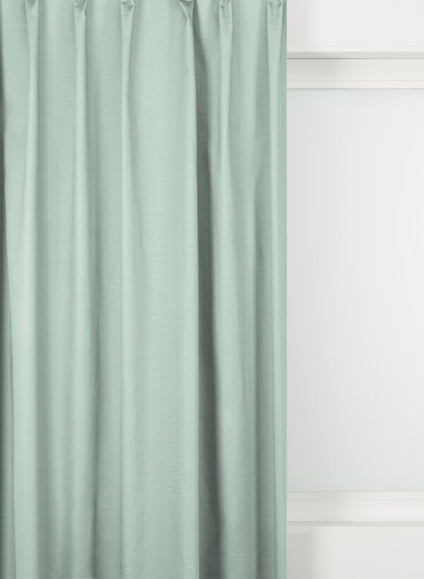 tissu pour rideaux amsterdam occultant vert clair vert clair - 1000015925 - HEMA