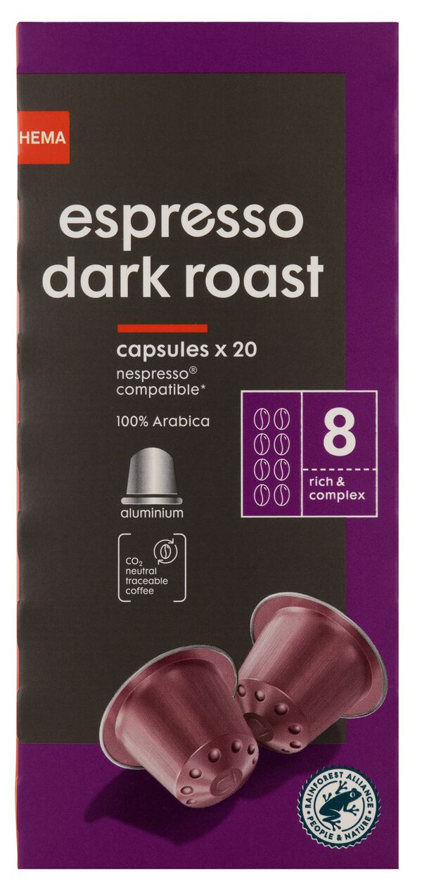 Café moka saveur chocolat capsules compatibles Nespresso® - Maison