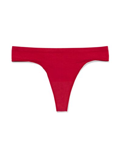 string femme sans coutures en micro rouge rouge - 19650375RED - HEMA