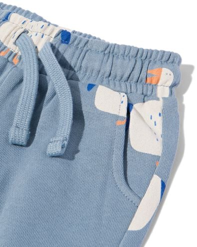 baby kledingset sweater en broek eendjes blauw 62 - 33114671 - HEMA