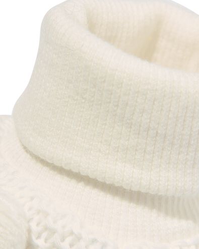 chaussons nouveau-né tricot blanc - 1000020660 - HEMA