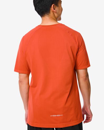 t-shirt de sport homme sans coutures orange - 36090230ORANGE - HEMA