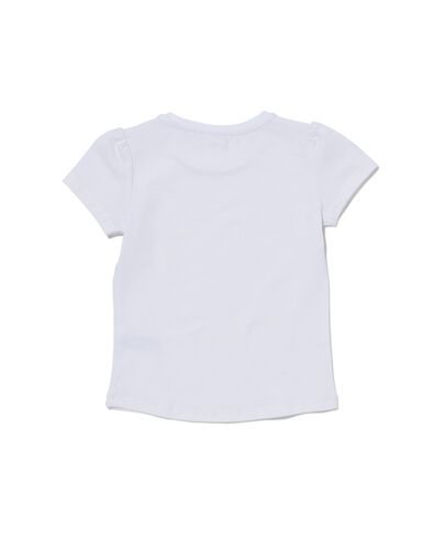 2er-Pack Kinder-T-Shirts weiß 110/116 - 30843932 - HEMA