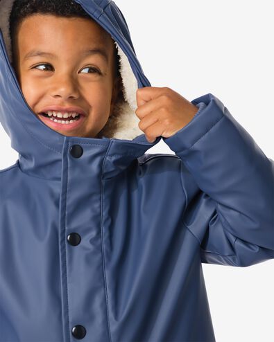 Kinder-Jacke mit Kapuze blau 110/116 - 30784811 - HEMA