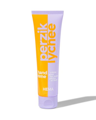 crème mains pêche 65ml - 11304409 - HEMA