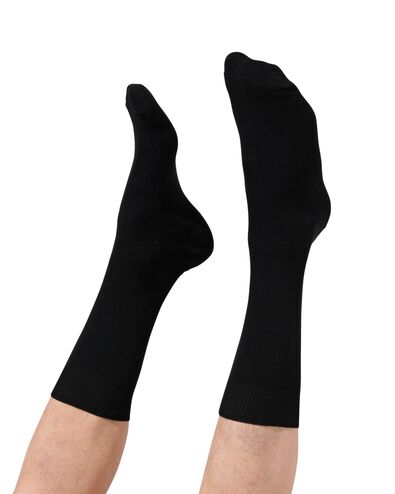 5er-Pack Herren-Socken schwarz schwarz - 1000001512 - HEMA