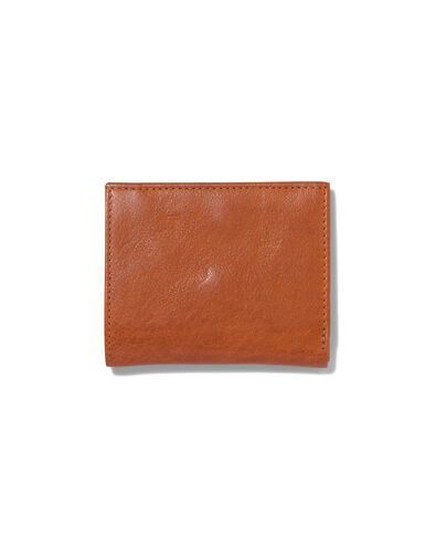 billfold portemonnee bruin leer RFID - 18140064 - HEMA