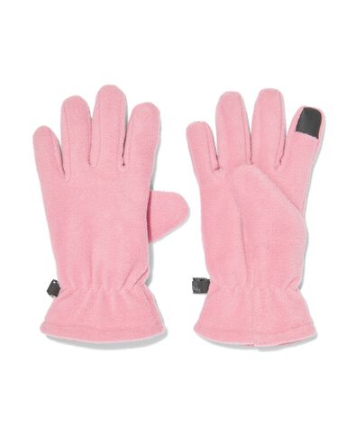 kinder handschoenen met touchscreen roze - 16731030PINK - HEMA