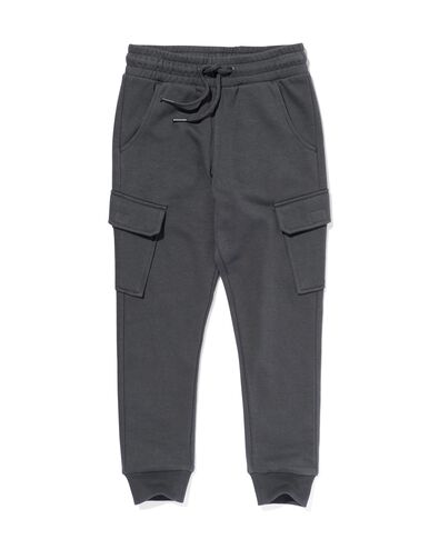 pantalon sweat cargo enfant gris 86/92 - 30787034 - HEMA